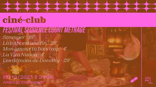 Ciné-club : séquence court métrage