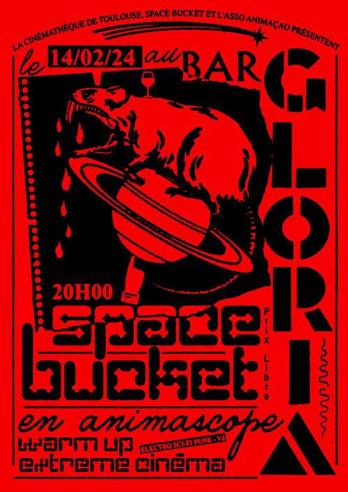 Extrême cinéma 2024 warm-up // Space bucket en Animascope